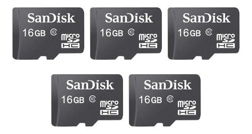 Memoria Sandisk 16gb Micro Sd Adaptador Clase 10