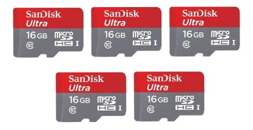 Memoria Sandisk Micro Sd 16 Gb Clase 10 Somos Tienda