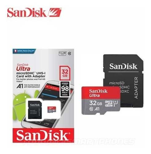 Tarjeta De Memoria Micro Sd De 32 Gb Sandisk