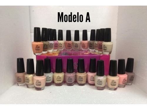 Esmaltes Para Uñas Lm Caja De 24 Pzas