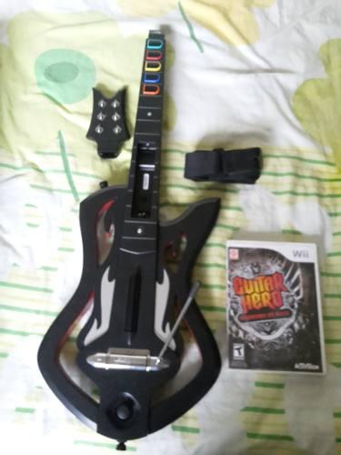 Guitar Hero Warriors Of Rock Para Nintendo Wii Guitar Bundle