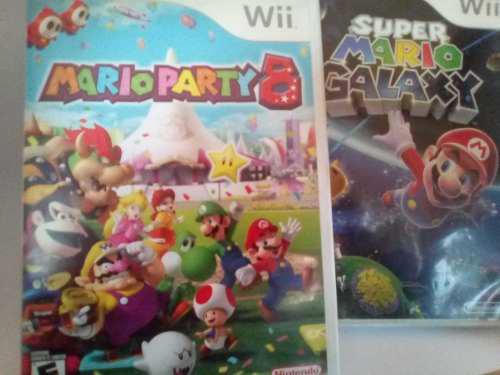 Juegos Wii Mario Party 8 Y Super Mario Galaxy