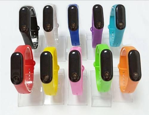 Reloj Led Digital Touch Silicon Colores Variados