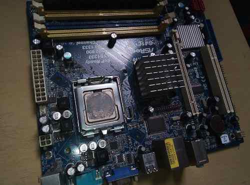 Tarjeta Madre Asrock G41c-vs Ddr3 Y Ddr2 Con Dualcore Ram 2g