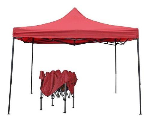 Toldos 3x3 Anti-salitre Lona 800d Impermeable Rojo