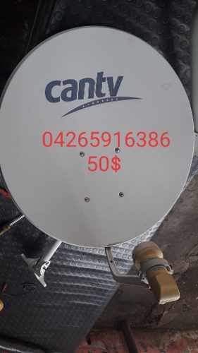 Antena Tv Satelital Con Lnb Cantv