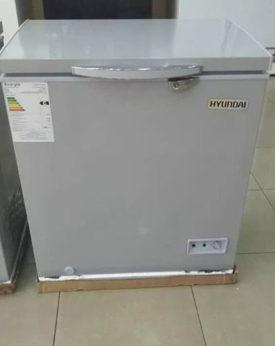 Freezer Cromado De 5 Pies 150 Litros Hyundai De Lujo