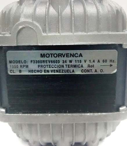 Motor Ventilador 34w 1eje 115v rpm. Cnr-