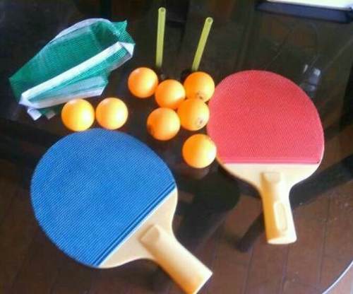Raquetas Ping Pong Pelotas Malla