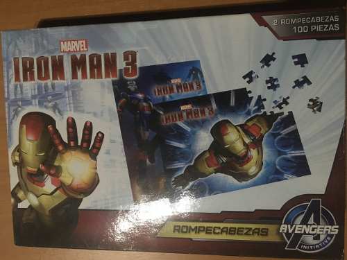 Rompecabezas De Iron Man3 (2 De 100 Piezas)