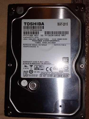 Disco Duro 1tb Toshiba Dt01acavrd)