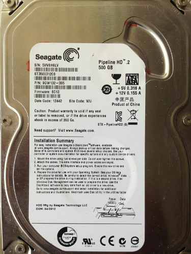 Disco Duro Sata Seagate 500gb En Perfecto Estad Con Garantia