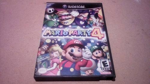 Juego De Nintendo Gamecube Mario Party 4. Estuche.