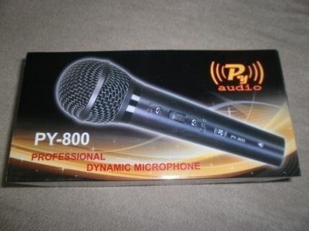Microfono Profesional Py Audio Py800 Con Cable Tienda Fisica
