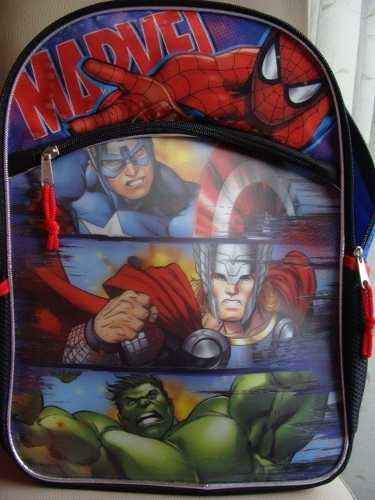 Morral Infantil Escolar Avengers Marvel