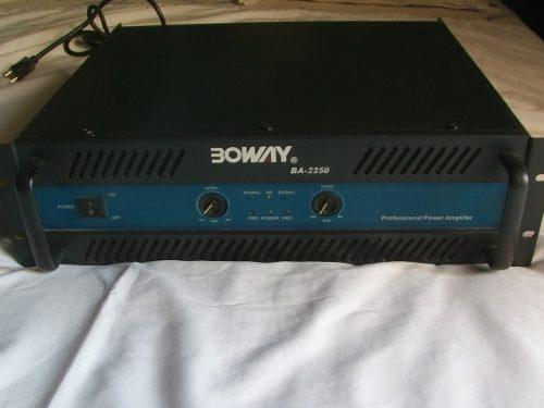 Power Amplificador Profesional Boway Ba 2250