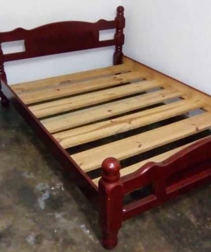 Cama De Madera Matrimonial Sin Colchon