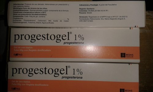 Crema Progestogel 1% 80grs