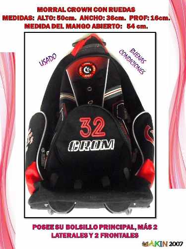 Morral Escolar Con Ruedas