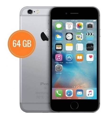 iPhone 6 64gb 4g Lte+vidrio+audifono+cargador Itr