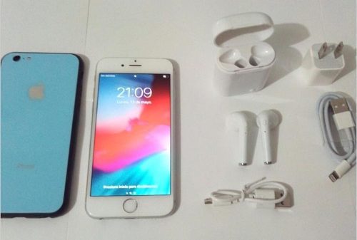 iPhone 6s 16gb + Forros + Vidrio Templado + AirPods