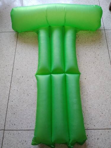 Colchón Flotador Inflable Verde