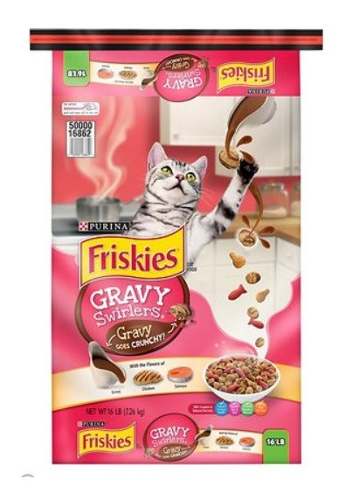 Gatarina Friskies Gravy Swirlers 16lb 7.3kg Alimento Gato