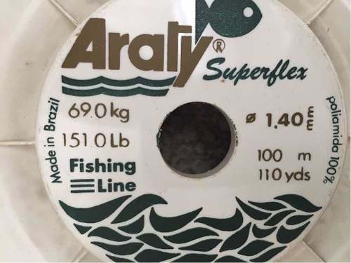 Nilon De Pesca 1,40mm Araly Importado