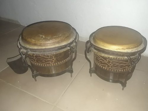 Tambores Bongo Instrumento Percusión Regalo Oferta Madera