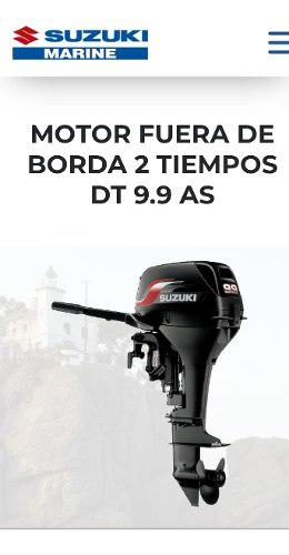 Motor Suzuki Fuera De Borda 2 Tiempos Dt 9.9 As