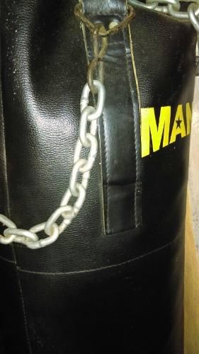 Saco Para Boxeo Manda Con Sus Cadenas Gimnasio Karate Gym