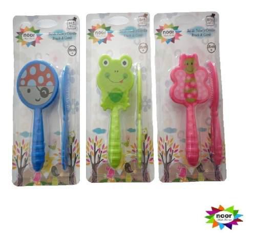 Set De Cepillo Y Peine Personajes Para Bebe Noor