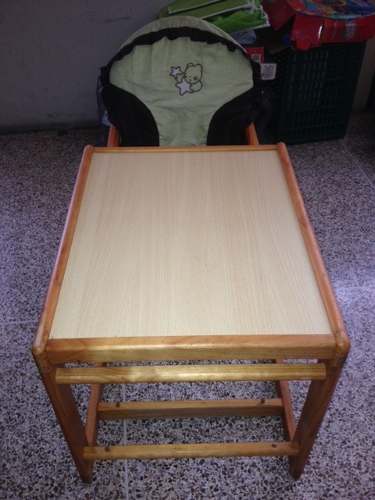 Silla De Comer De Madera Para Bebe Marca Flipper