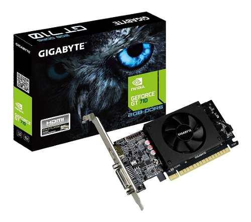 Tarjeta De Video Gigabyte Geforce Gt 710 2gb Pci Express