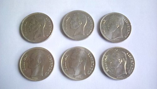 Colección Monedas 5 Bs Niquel 