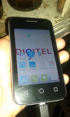 Telefono Alcatel Pixi 3 Con Su Caja Y Accesorios Operativo