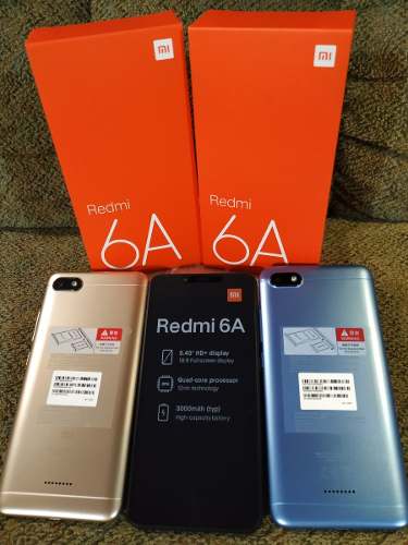 Telefono Xiaomi Redmi 6a De 16gb Y 32gb Nuevos Liberados