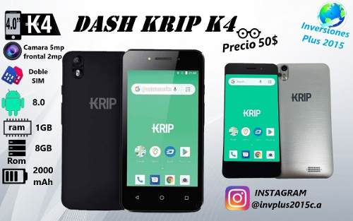 Teléfono Dash Krip K4