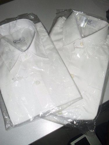 Camisa Escolar Blanca Hrd Talla 16 Con Detalles