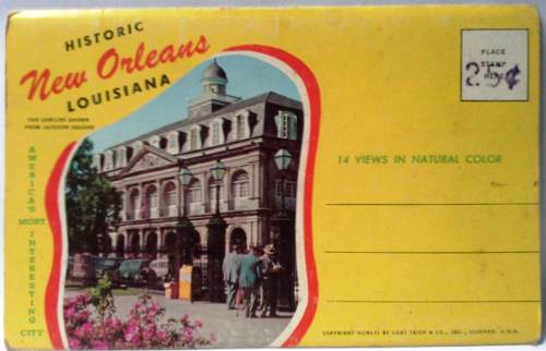 Cuaderno De Postales Vintage Historic New Orleans Louisiana