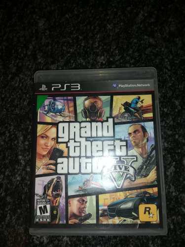 Juego Físico De Ps3 Gta5/v Usado