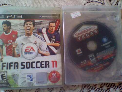 Juegos Ps3 (fisicos) Combo Barato Fifa 11 Y Raimbox Six