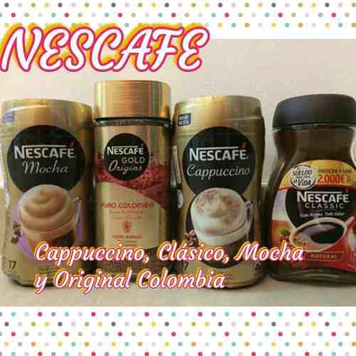 Nescafe Cappuccino, Clásico, Mocha Y Original Colombia