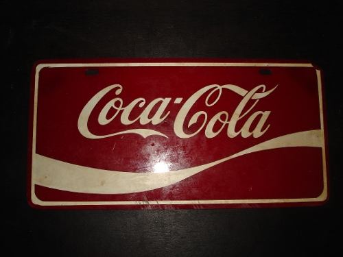 Placa Antigua De Acrilico Decorativo De Coca Cola