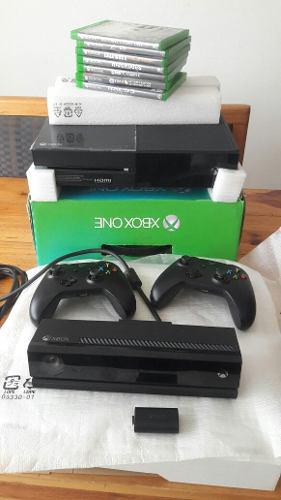 Xbox One 500 Gb En Su Caja,kinect, 6 Juegos,2 Controles..300