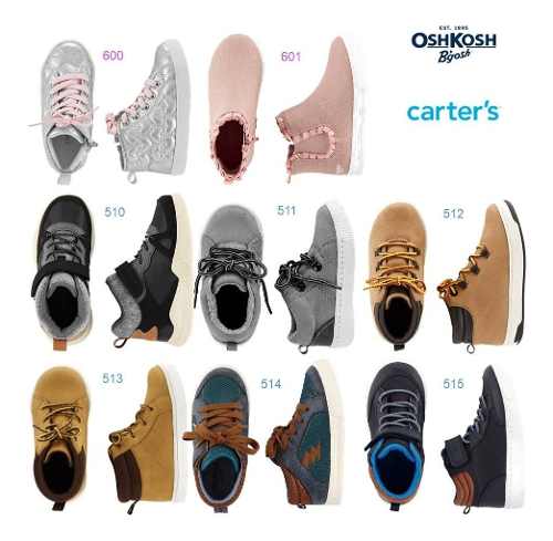 Zapatos Botas Oshkosh Carters Disponibles En Tallas 19 A 30