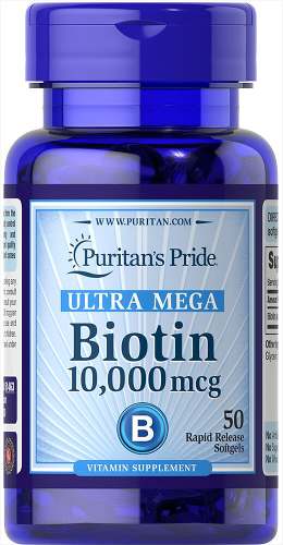 Biotin Biotina Vitamina  Mcg Para El Cabelllo