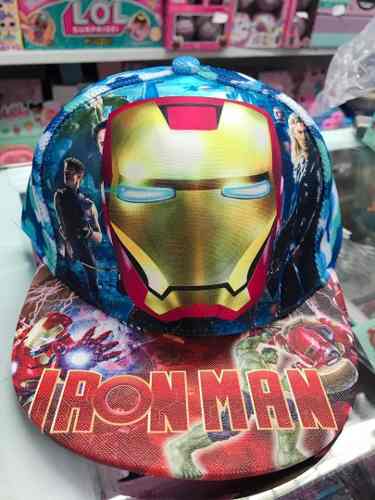 Gorra 3d Superman Ironman Batman