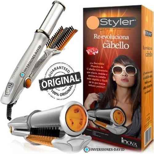 Plancha In Styler De Cabello Profesional Giratoria Original