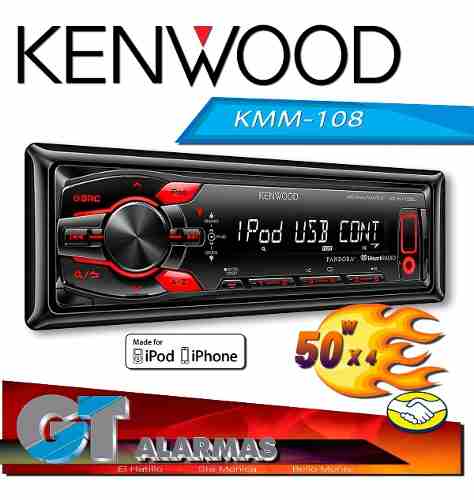Radio Reproductor Kenwood Kmm-108